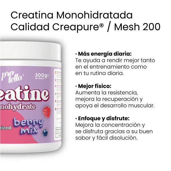 Creatine Berry Mix-trasera