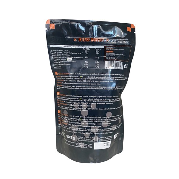 Créatine Cellulaire Creapure goût Fraise 500g Nutrisport-detalle