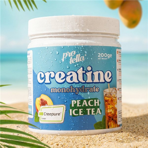 Créatine Creapure® Pêche Ice Tea 200g-lateral