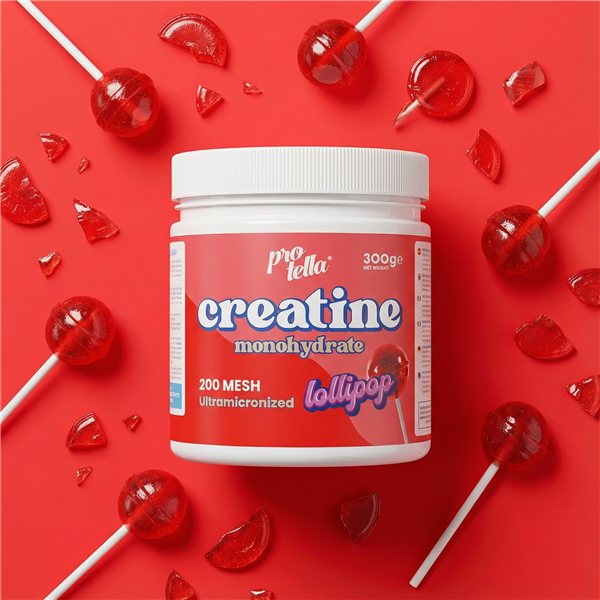 Creatine Mesh 200 Lollipop 300g se traduce al francés como:

**Créatine Mesh 200 Lollipop 300g**-detalle