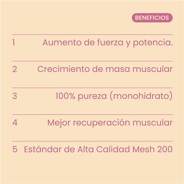 Creatina Mesh 200 Strawberry & Cream 300g-lateral