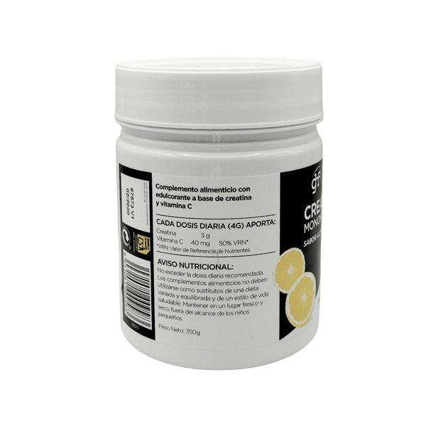 Creatina Monohidrato sabor limon 350g GHF-detalle