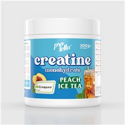 La traducción de "Creatina Peach Ice Tea" al alemán es "Kreatin Pfirsich Eistee".