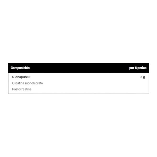 Creatine Clonapure 90 Perlas-detalle