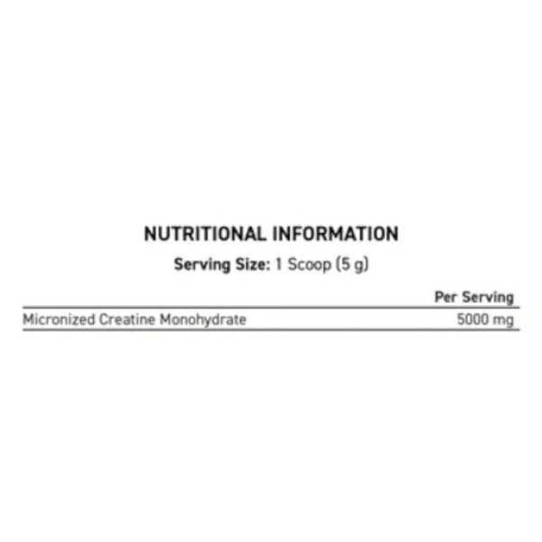 Micronized Creatine Monohydrate 500 g-detalle