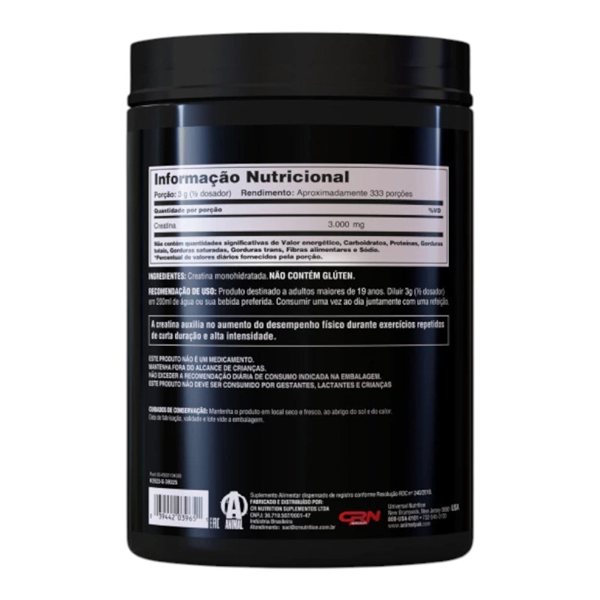 Creatine Powder 500 Gr-detalle