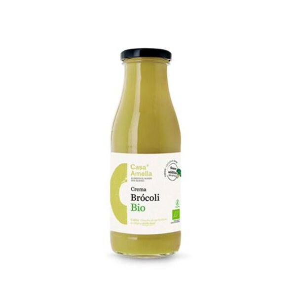 Organic Broccoli Cream 490ml, Casa Amella-lateral