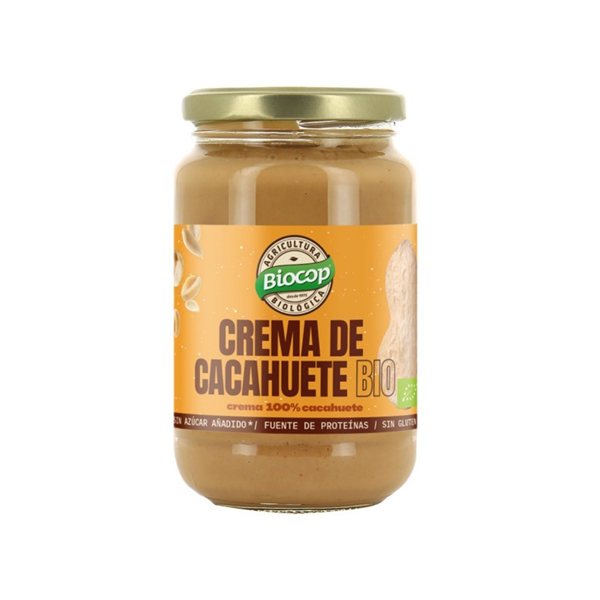 Crème de cacahuète Bio 350g Biocop-trasera