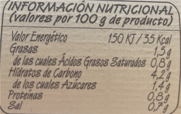 Crema de calabacín-detalle