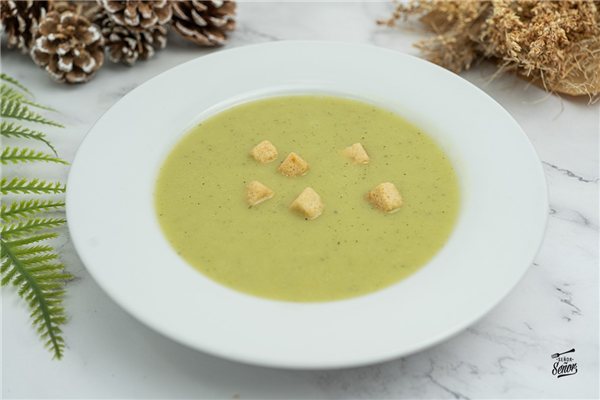 Crema de calabacín-lateral