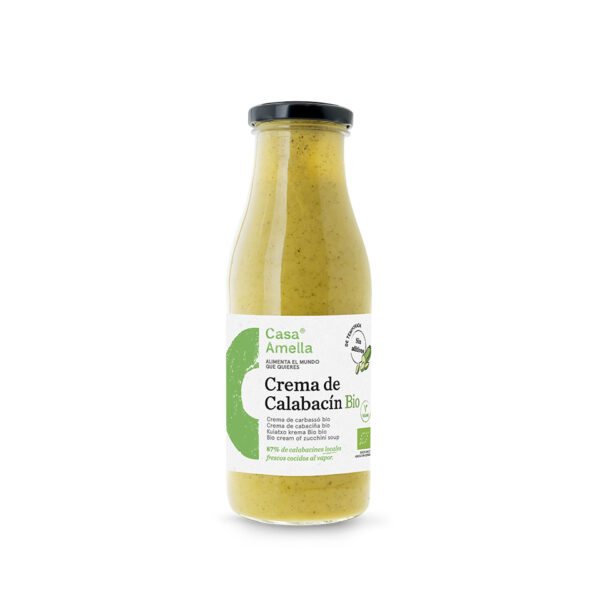 Organic Zucchini Cream 490ml – Casa Amella-detalle