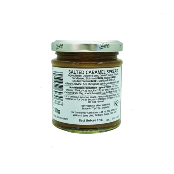 Salted Caramel Cream 210g Tiptree-detalle