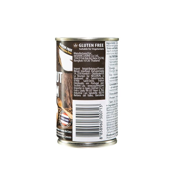 Crème de coco thaï 165ml deSIAM-detalle
