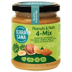 Crème de Noix 4-Mix Bio avec Cacahuète 250g