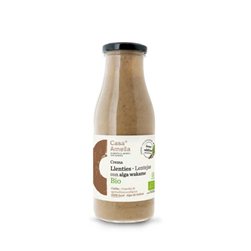 Crema de Lentejas con Alga Wakame Bio 490ml, Casa Amella