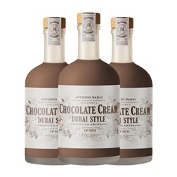 Crema de Licor Antonio Nadal Dubai Style 70 cl Chocolate (Caja de 3 unidades)