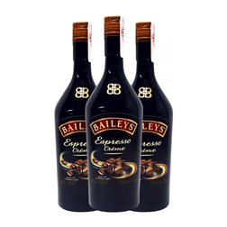 Crema de Licor Baileys Irish Cream 1 L Caffè Espresso — Café Expreso (Caja de 3 unidades)