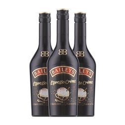 Crema de Licor Baileys Irish Cream Botella Medium 50 cl Caffè Espresso — Café Expreso (Caja de 3 unidades)