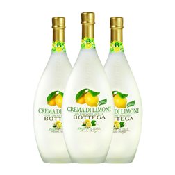 Crema de Licor Bottega Limoncino Botella Medium 50 cl Limón (Caja de 3 unidades)