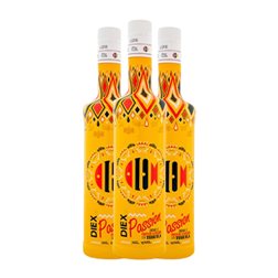 Crema de Licor Diex 70 cl Fruit de la Passion — Fruta de La Pasión, Tequila (Caja de 3 unidades)