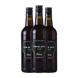 Garvey Flor de Jerez Cream Jerez-Xérès-Sherry 75 cl Vino Generoso Fortificado (Caja de 3 unidades)