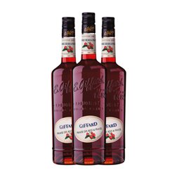 Crema de Licor Giffard 70 cl Fraise — Fresa, Fraise des bois — Fresa Silvestre (Caja de 3 unidades)