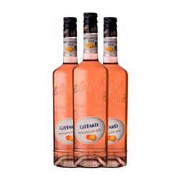 Crema de Licor Giffard 70 cl Pamplemousse — Pomelo, Pink Grapefruit — Pomelo Rosa (Caja de 3 unidades)