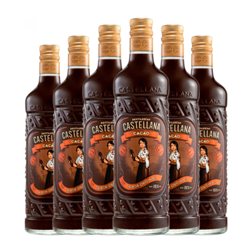 Crema de Licor La Castellada 70 cl Cacao (Caja de 6 unidades)