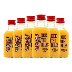 Crema de Licor Lasil Kick The Rules Botellín Miniatura 5 cl Mango, Tequila (Caja de 6 unidades)