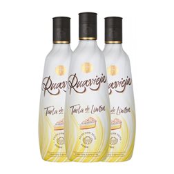 Crema de Licor Ruavieja Tarta 70 cl Limón (Caja de 3 unidades)