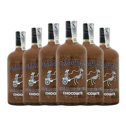 Crema de Licor Sabores Extremeños 70 cl Chocolate, Tequila (Caja de 6 unidades)