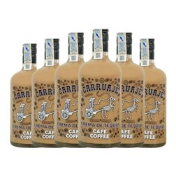 Crema de Licor Sabores Extremeños Carruaje 70 cl Caffè Espresso — Café Expreso, Tequila (Caja de 6 unidades)