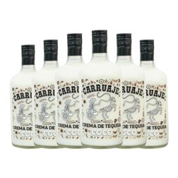 Crema de Licor Sabores Extremeños Carruaje 70 cl Coco, Tequila (Caja de 6 unidades)