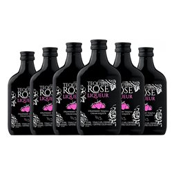 Crema de Licor Tequila Rose Petaca Pequeña 20 cl Fresa, Tequila (Caja de 6 unidades)