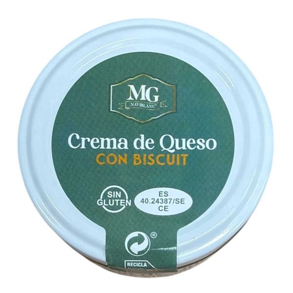 Crème de fromage avec biscuit 100g MG-lateral