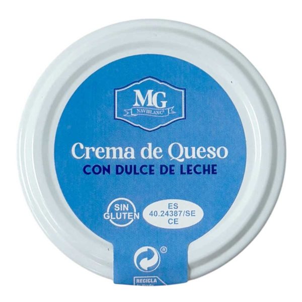 Crème au fromage avec du lait concentré sucré 100g MG-lateral