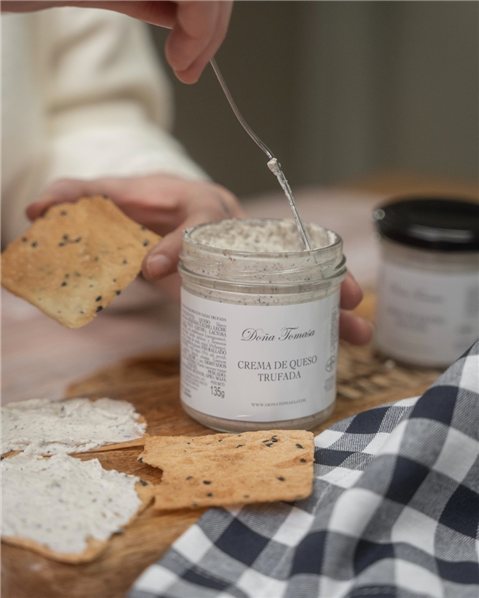 Crema de Queso con Trufa 135g-detalle