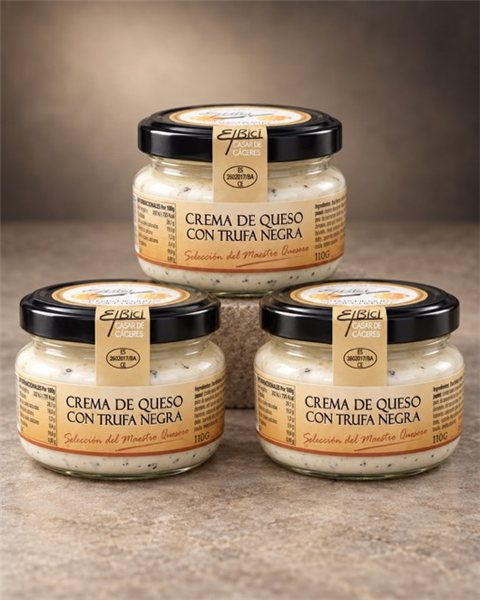 Crème de fromage aux truffes noires El Bici – 110 g-detalle