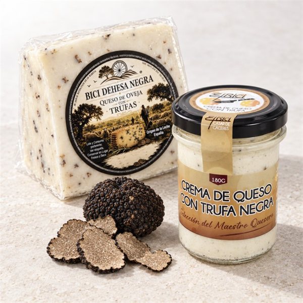 Crema de queso con trufa negra El Bici – 180 g-lateral