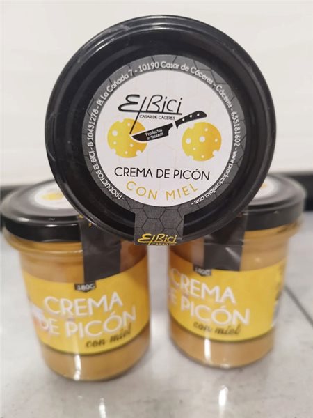 Crema de queso "Picón" con miel 180grs-detalle