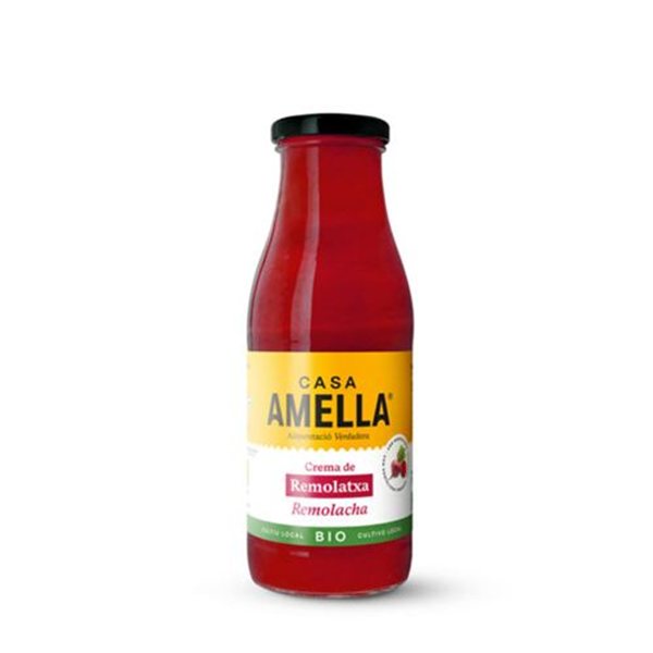 Organic Beetroot Cream 500ml, Casa Amella-lateral