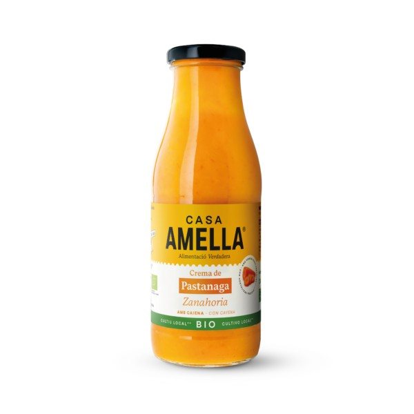 Crème de carotte bio 500ml, Casa Amella-detalle