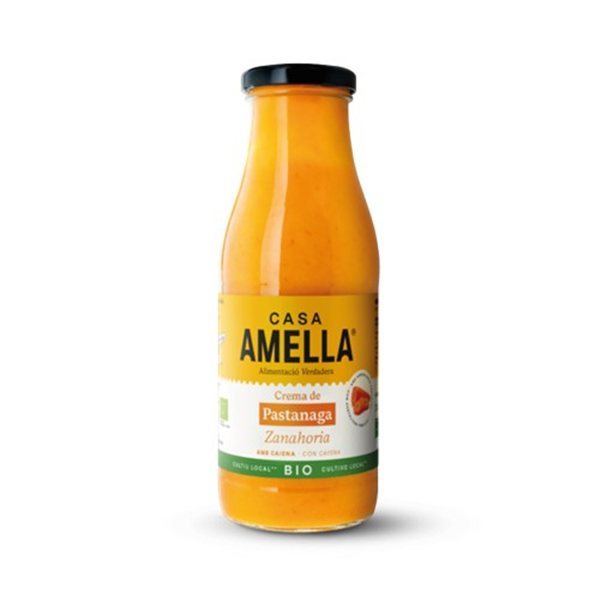 Crème de carotte bio 500ml, Casa Amella-lateral