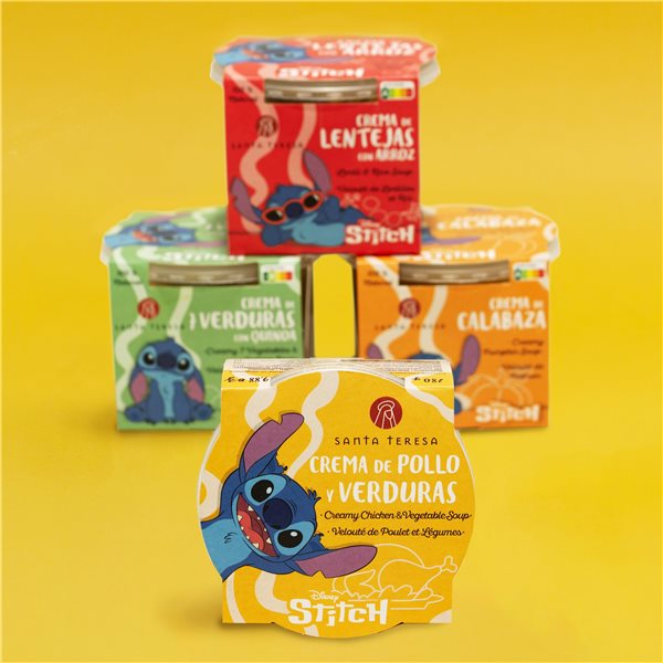 Crema Disney de Pollo y Verduras 280g-lateral