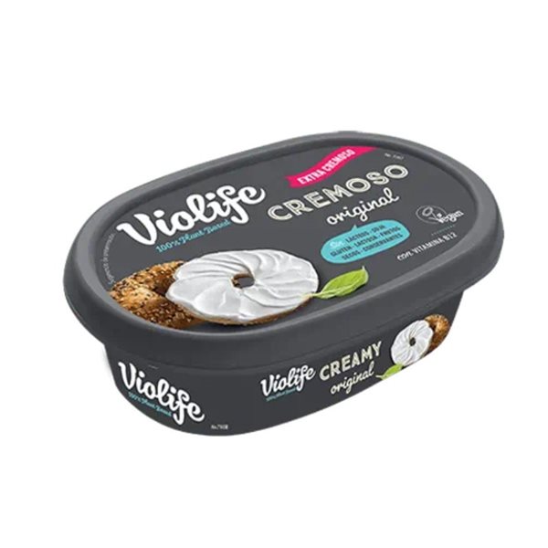 Vegan cheese flavored original Creamy 150g Violife-lateral