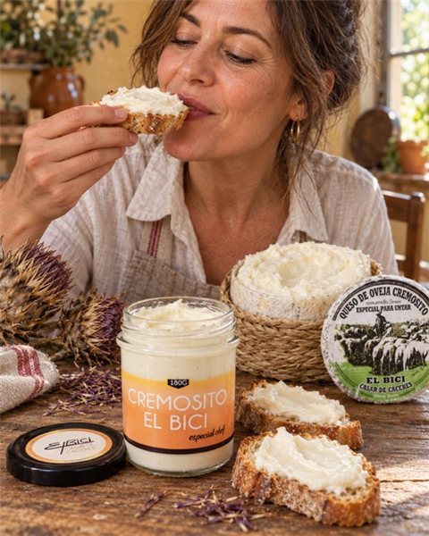 Cremosito El Bici – Crema de queso de oveja 180 g-detalle