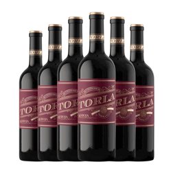 Criadores de Rioja Torla Tempranillo Rioja 75 cl Vino Tinto (Caja de 6 unidades)