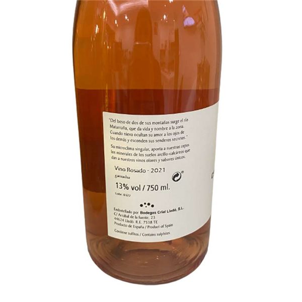 Crial Rosado Joven-detalle