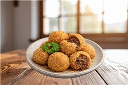 Croquettes de cecina de boeuf au panko fraîches (10 pièces)