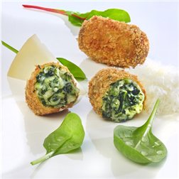 SPINAT-UND KÄSE-CROQUETTEN CORPA 25 GR
